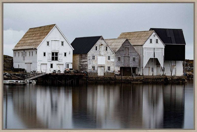 Nordic Spaces Canvas in Natural Frame
