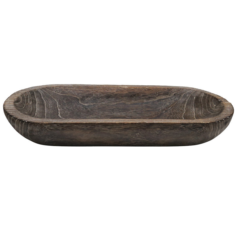 Brown Wood Tray 57cm