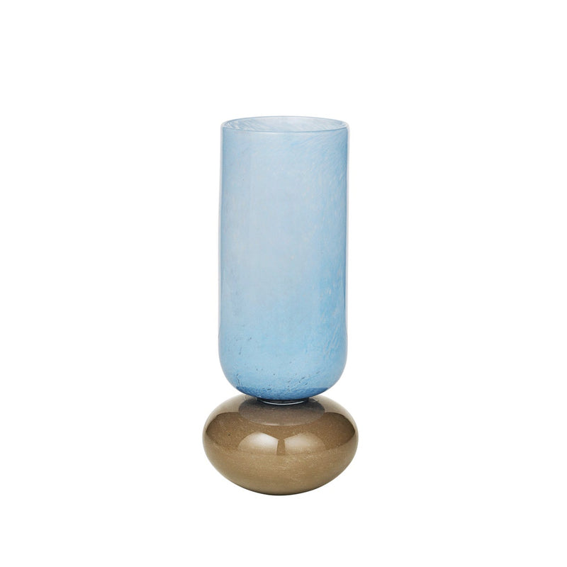 BROSTE Dorit Light Blue/Taupe Vase