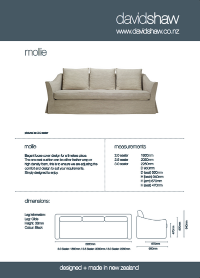 Mollie Sofa FRAME price + fabric