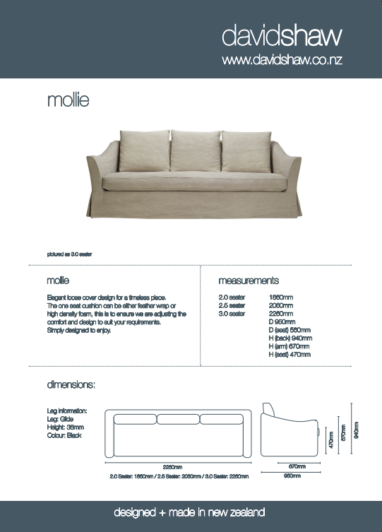 Mollie Sofa FRAME price + fabric