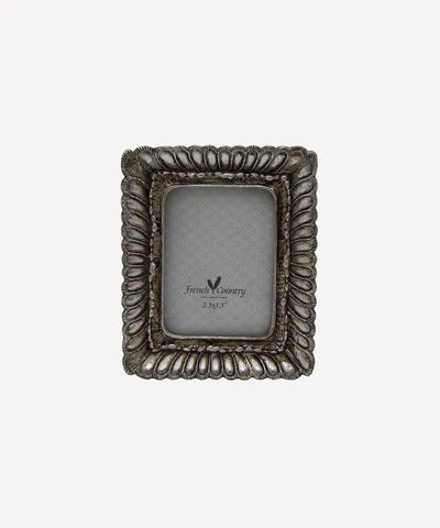 Fanned Rectangle Pewter Frame