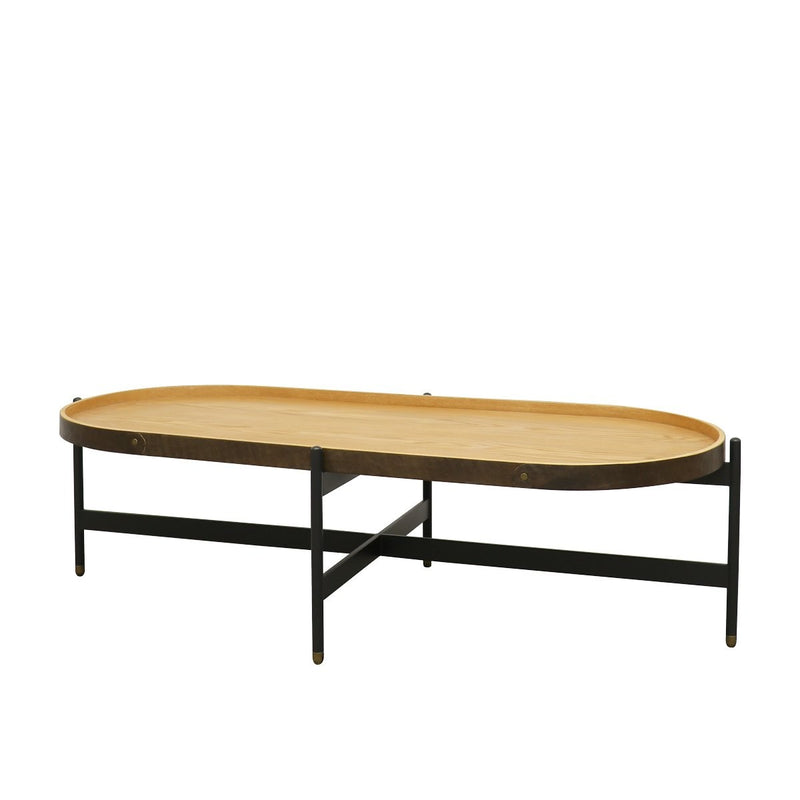 Haywood Oval Coffee Table Light Ash