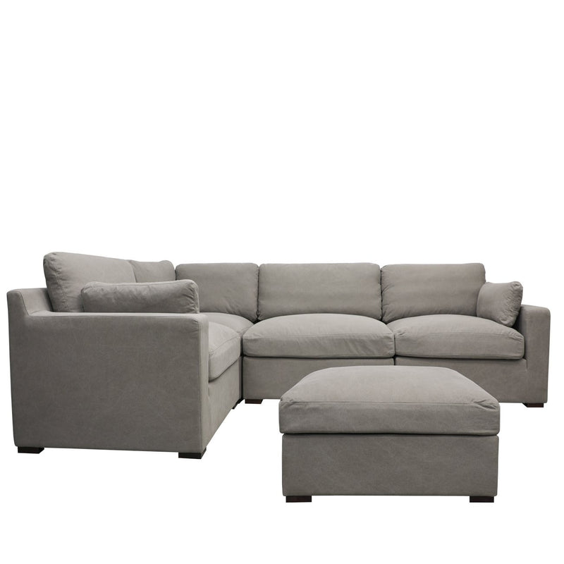 Lisbon 6 Piece Modular Sofa Setting - Grey
