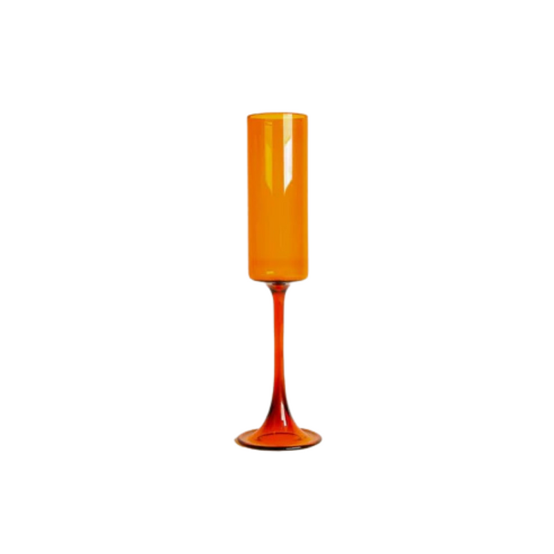 Champagne Flute - Amber (4 Set)