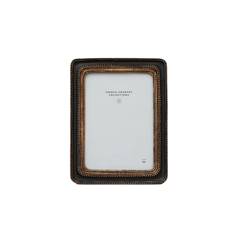 Beaded Frame Black