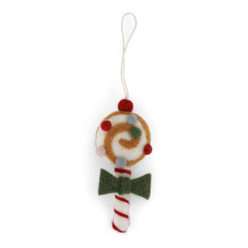 Christmas Candy w/Pine Green Bow