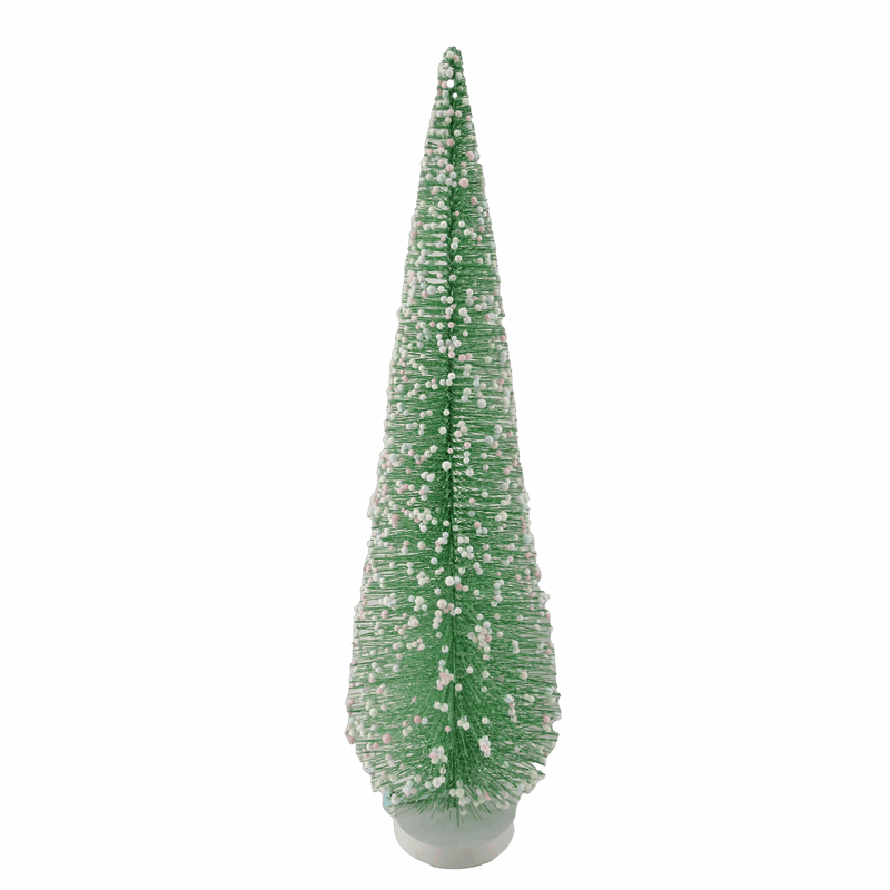 Green Sisial Tree with Coloured Beads