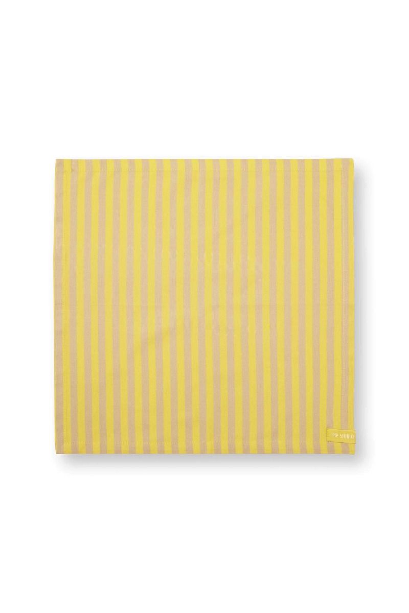 Napkins Yellow Stripes (4 Set)
