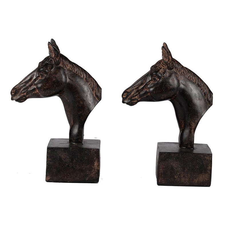 Sculptural Horse Bookends