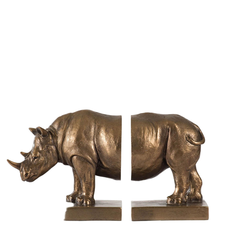 Rhino Bookends