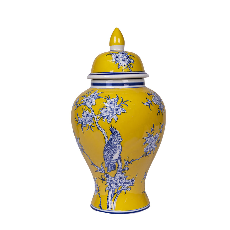 Chelsea Bird and Flower Ginger Jar Large