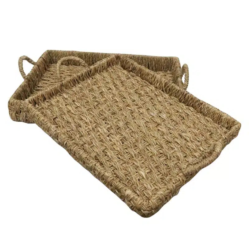 Seagrass Rectangle Tray Natural