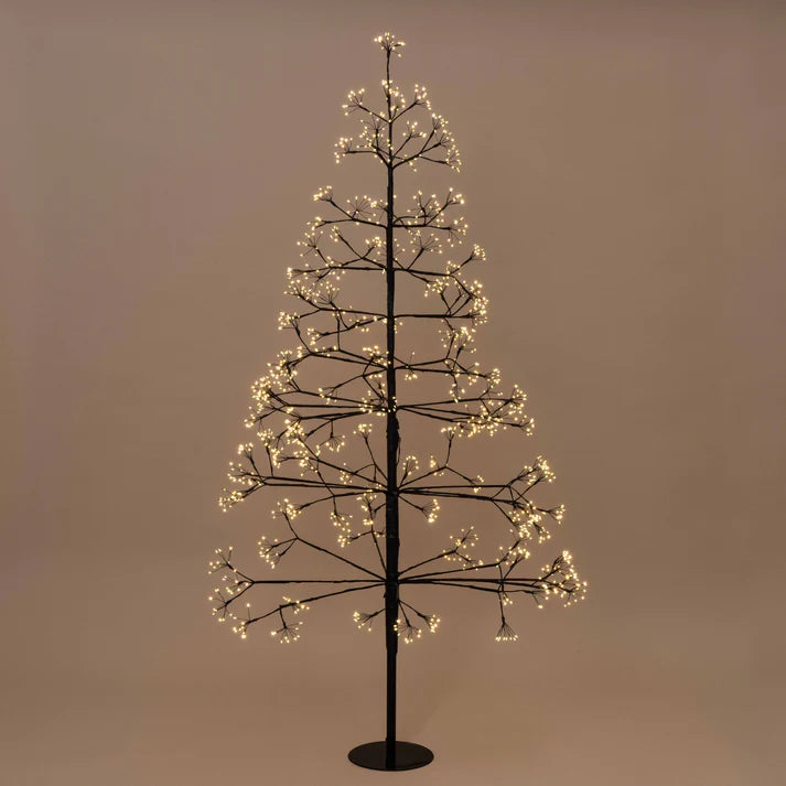 Black Frankfurt Starburst LED Tree 150cm