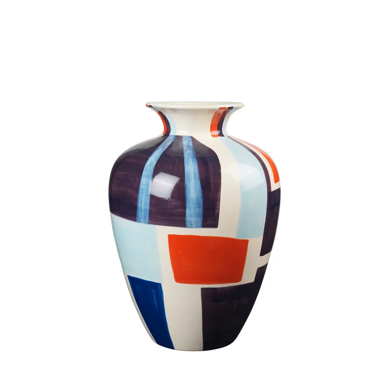 BROSTE Vase Dana Turquoise/Orange/Purple