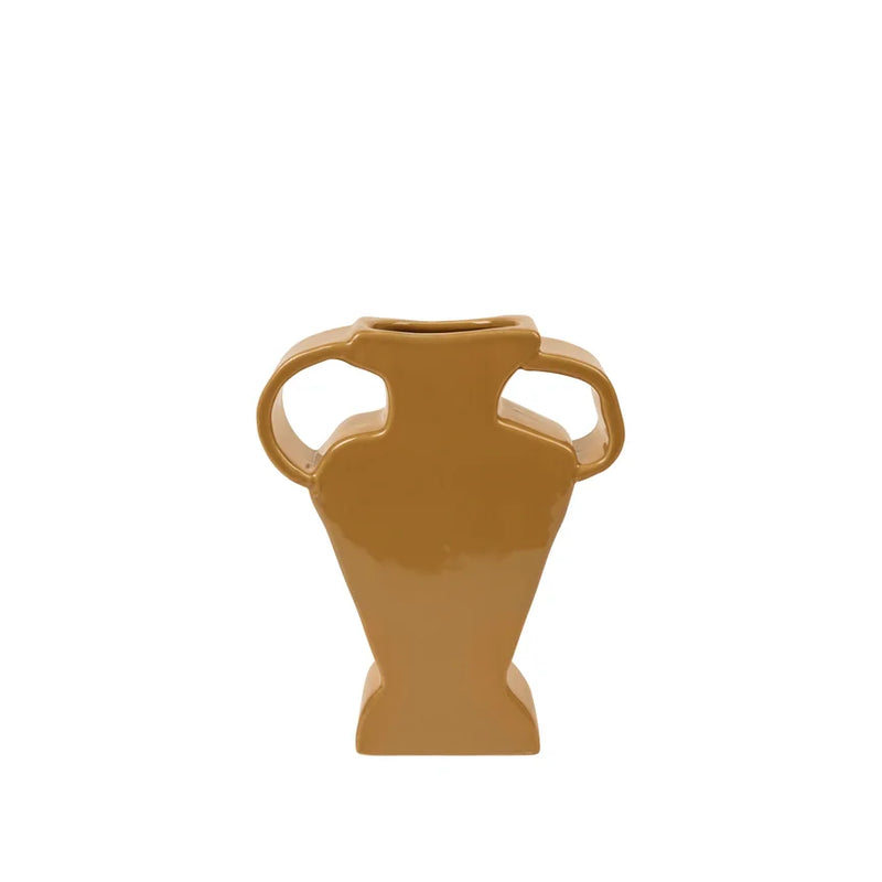 BROSTE Vase Etta Double-Handled - Cinnamon Sand
