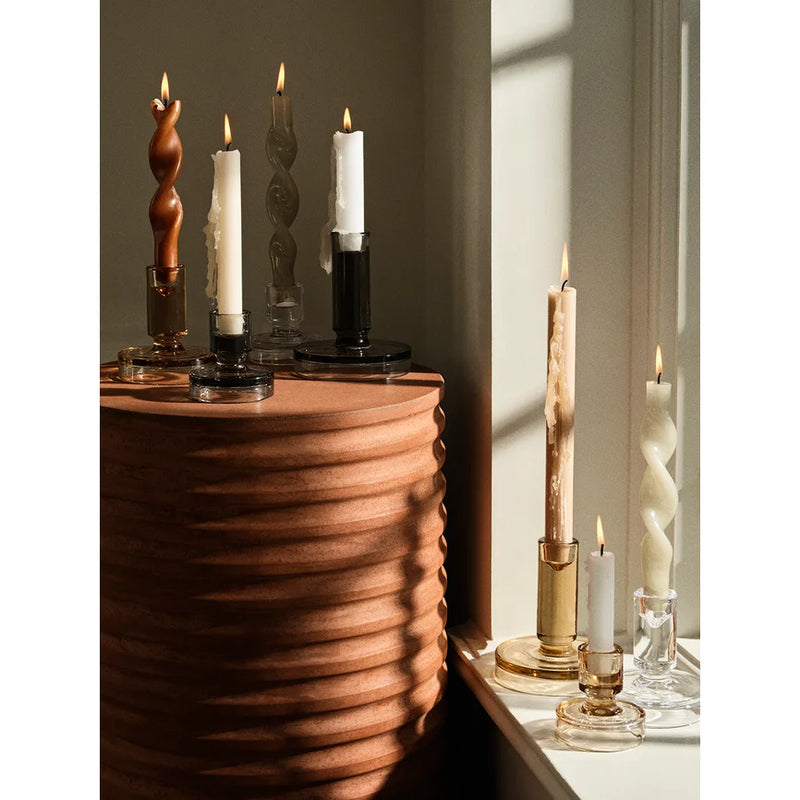 BROSTE Candleholder Petra Tall - Dark Grey