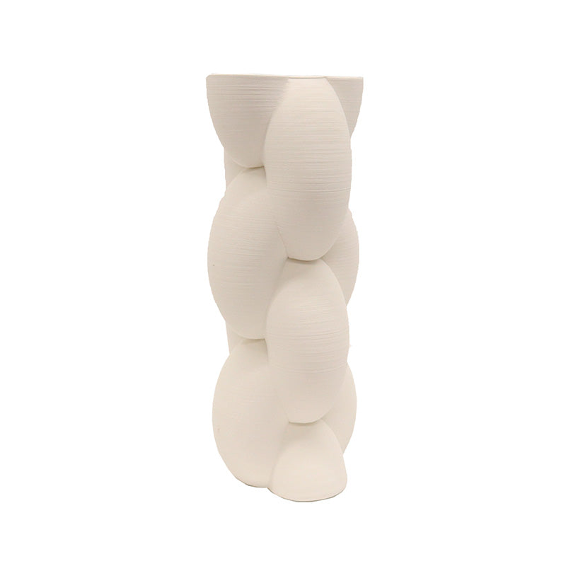 3D Printed Porcelain Vase - Hug