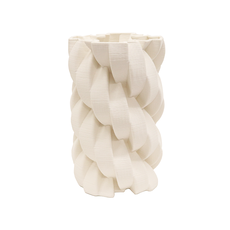 3D Printed Porcelain Vase - Looped