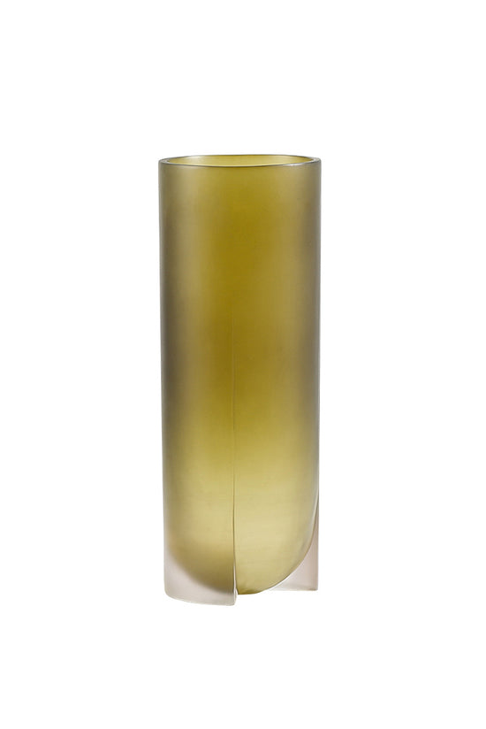 Transparent Resin Vase Green