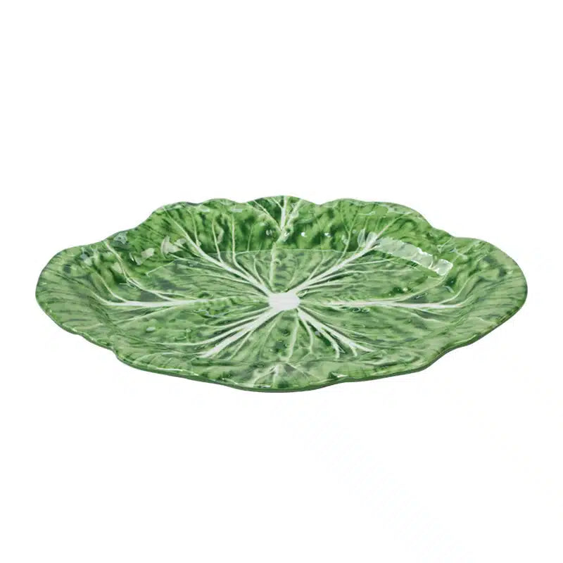 Cabbage Melamine Oval Platter Green 50cm