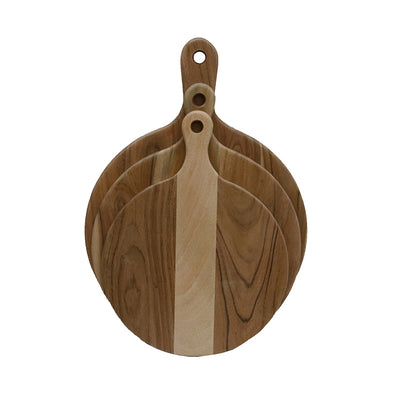 Wooden Round with handle Platter