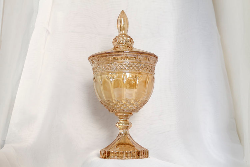 Sachii Daisy Glass Candle