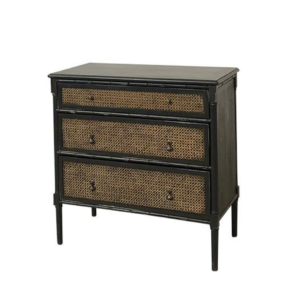 Lawrence Dark Rattan Drawers