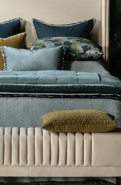 Lilypad Olive Cushion