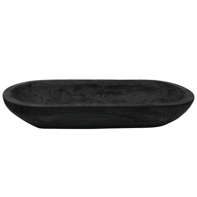 Black Wood Tray 57cm