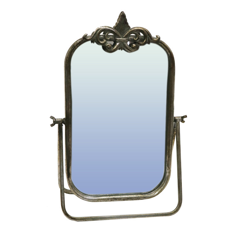 Malta Mirror Vintage Silver