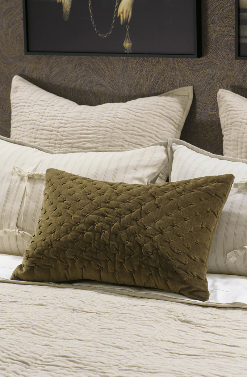 Mica Deep Moss Cushion