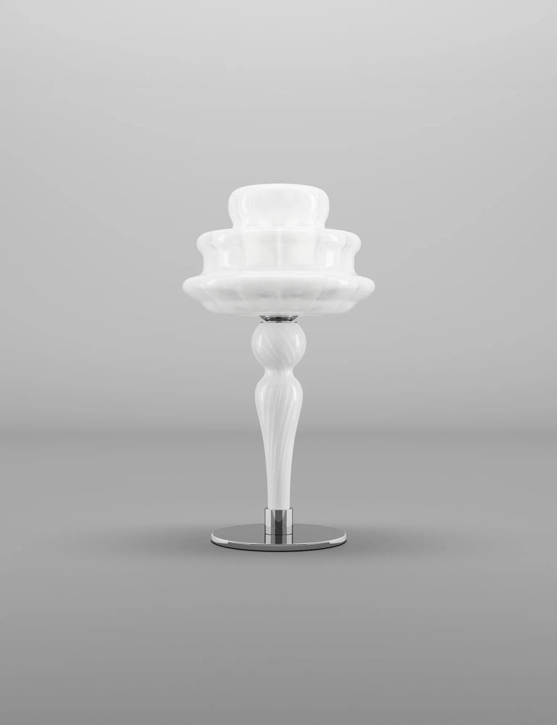 Murano Italian Glass  Novecento Table Lamp