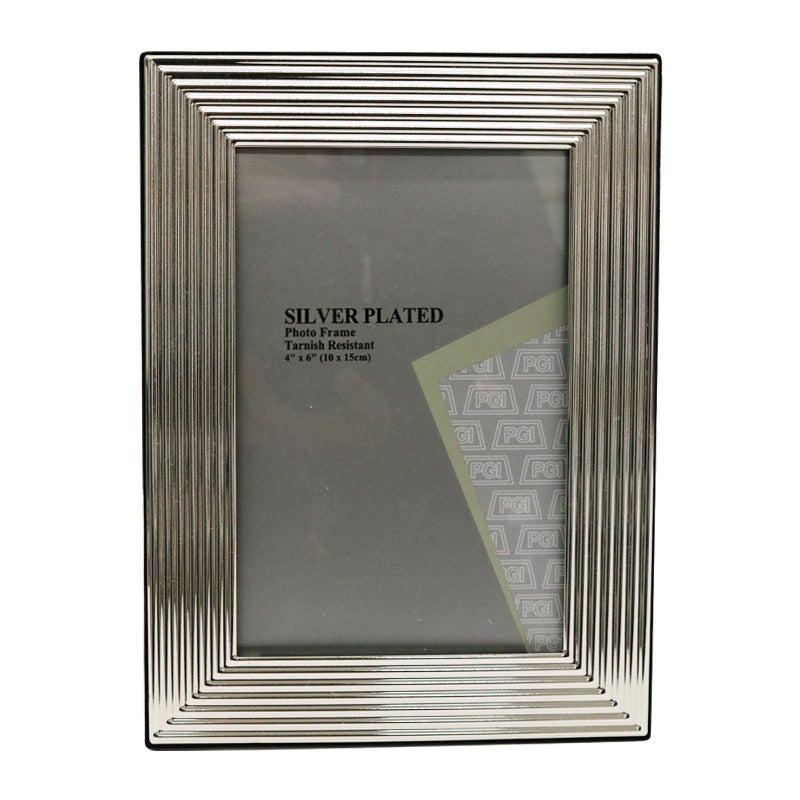 Picture Frame Style 10 Silver 6×4″