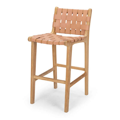 Indo Woven Highback Barstool