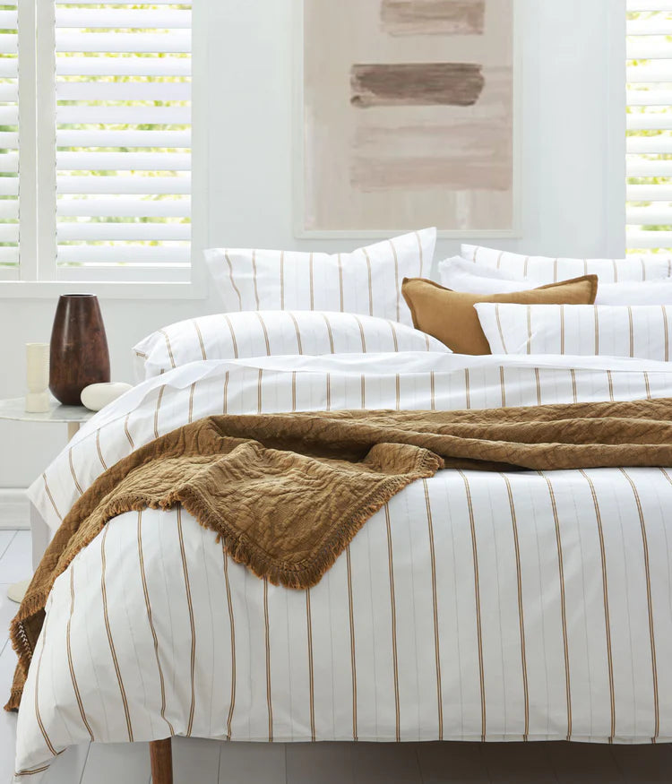 Cape Duvet Cover Set Ochre