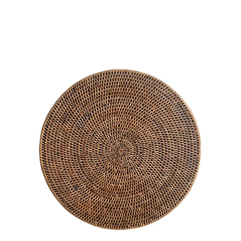 Large Round Rattan Placemat