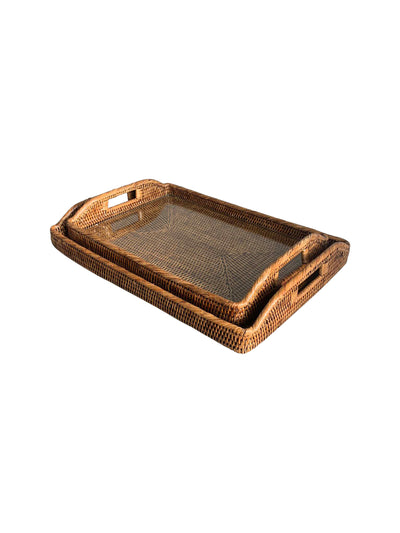 Morning Breakfast Tray with Glass Insert