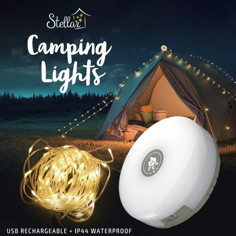 Camping Lights 10m - White