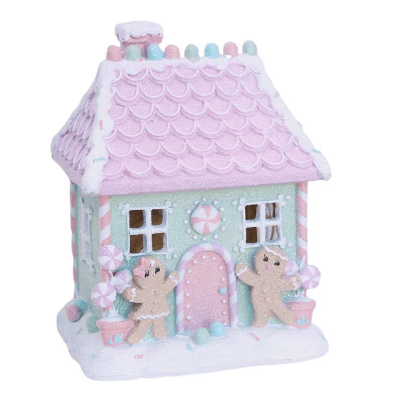 Gingerbread House Pastel