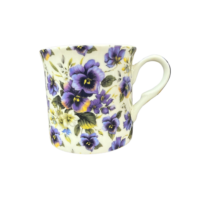 Princess Mug  Summer Pansy Collection