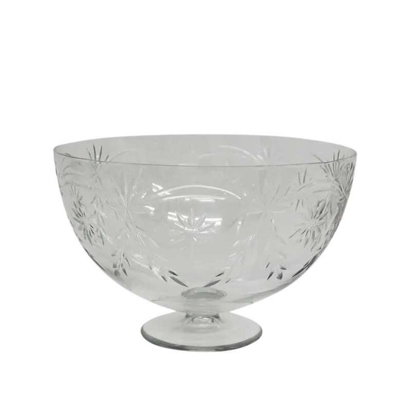 Vintage Cut Glass Bowl