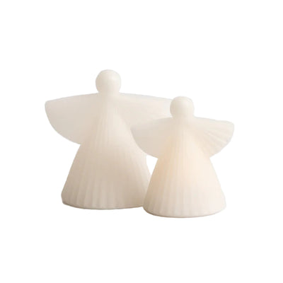 Winged White Angel Candle