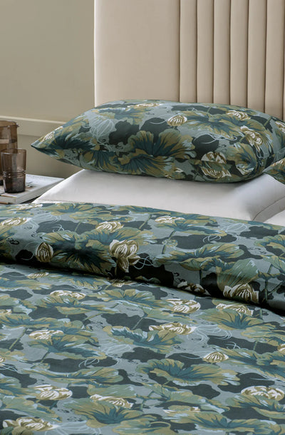 Waterlily Ocean Pillowcase Pair