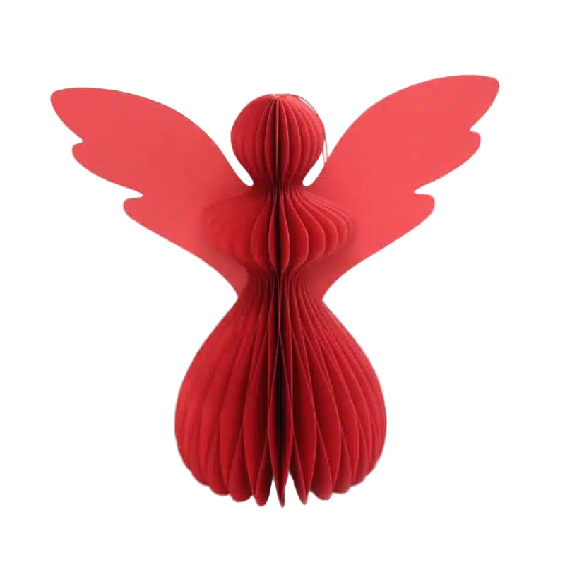 Le Papier Xmas Angel 25cm Red