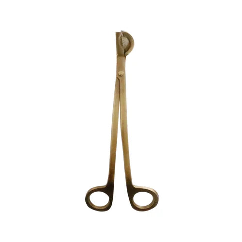 Candle Wick Trimmer in Brass Finish