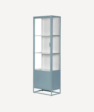 Cole Display Cabinet Single Blue