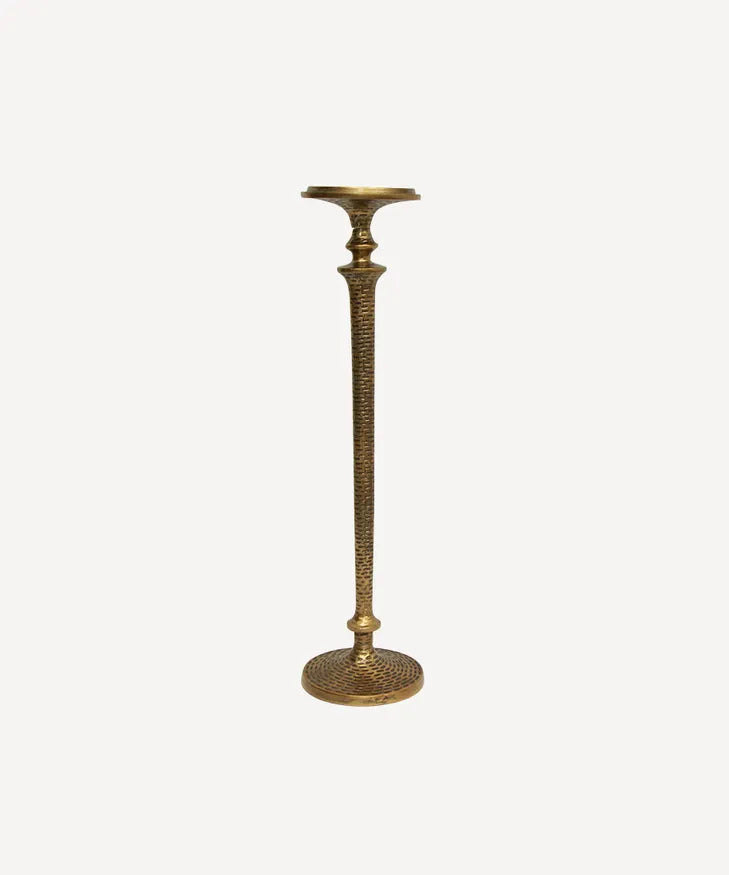 Hammered Pillar Candlestick