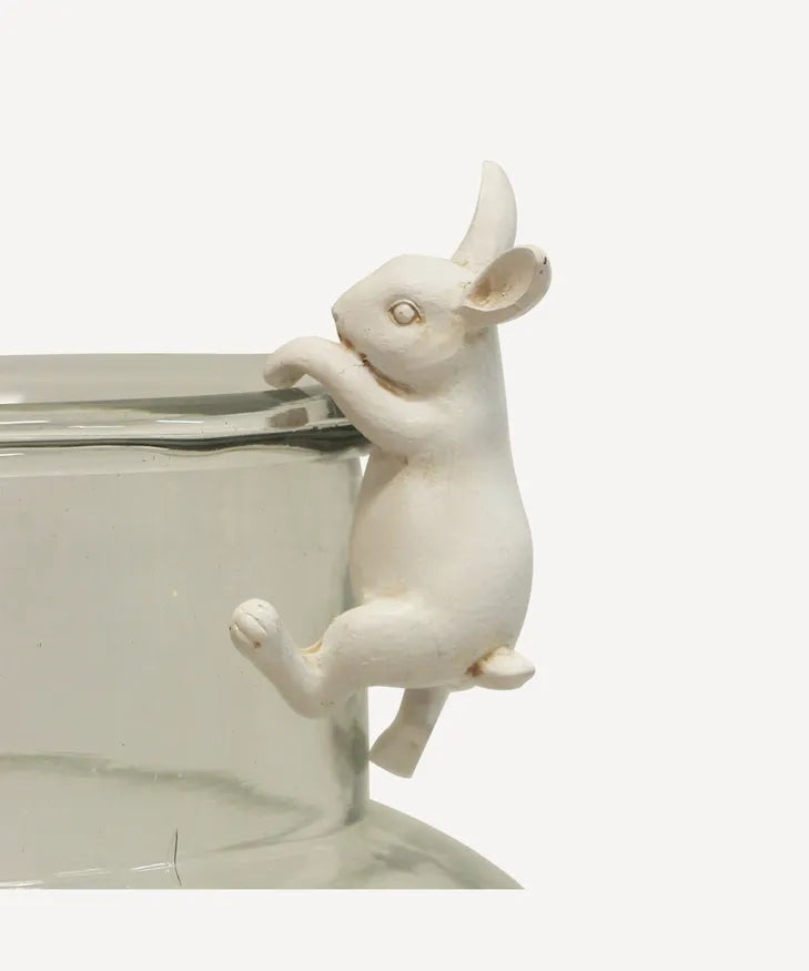 Hanging Bunny Decor White