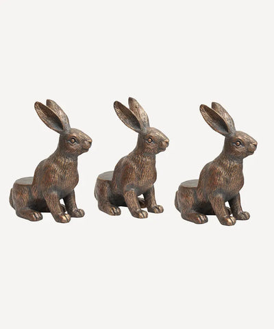 Hare Pot Stand 3pk